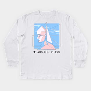 Tears For Fears •• Retro Style Aesthetic Design Kids Long Sleeve T-Shirt